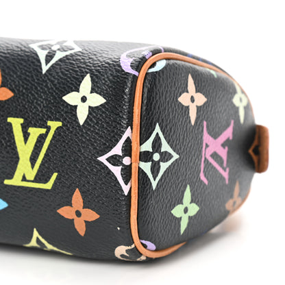 Louis Vuitton Monogram Multicolor Mini Sac HL Speedy Black 8 of 12