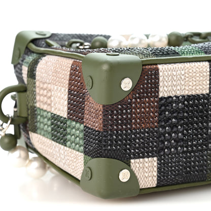 Louis Vuitton Strass Pearl Damoflage Mini Soft Trunk  Green 8 of 9
