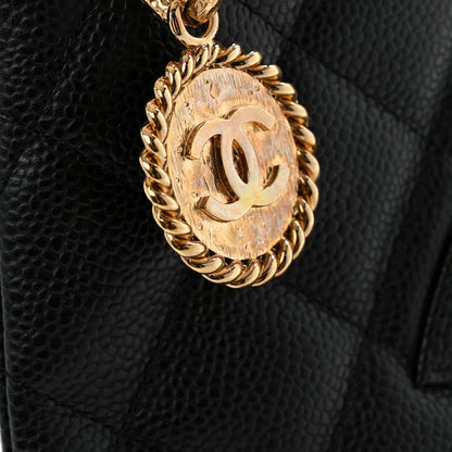 Chanel Caviar Quilted Medallion Tote Black 12 of 12