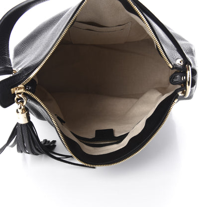 Gucci Pebbled Calfskin Large Soho Hobo Black 5 of 10