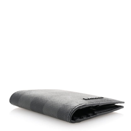Burberry Charcoal Check Calfskin Bi-Fold Wallet 4 of 8