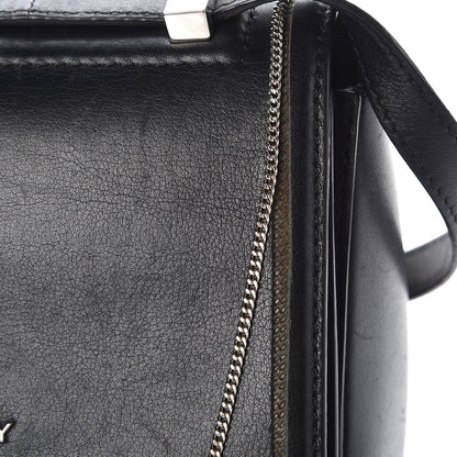 Givenchy Calfskin Chain Embellished Mini Pandora Box Crossbody Bag Black 8 of 9