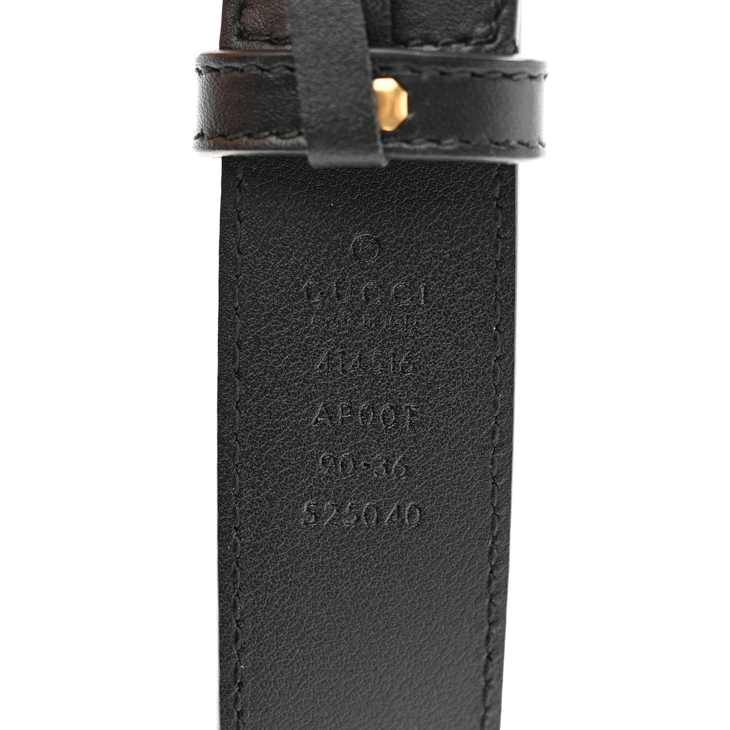 Calfskin Double G 30mm Belt 90 36 Black