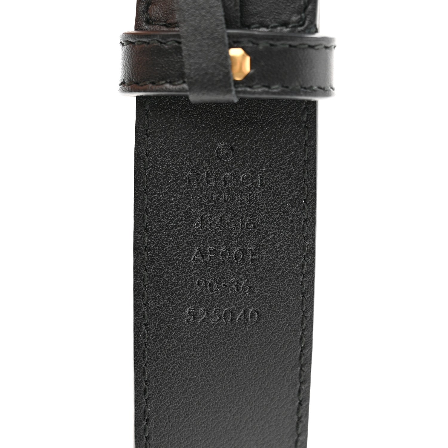 Gucci Calfskin Double G 30mm Belt 90 36 Black 4 of 6