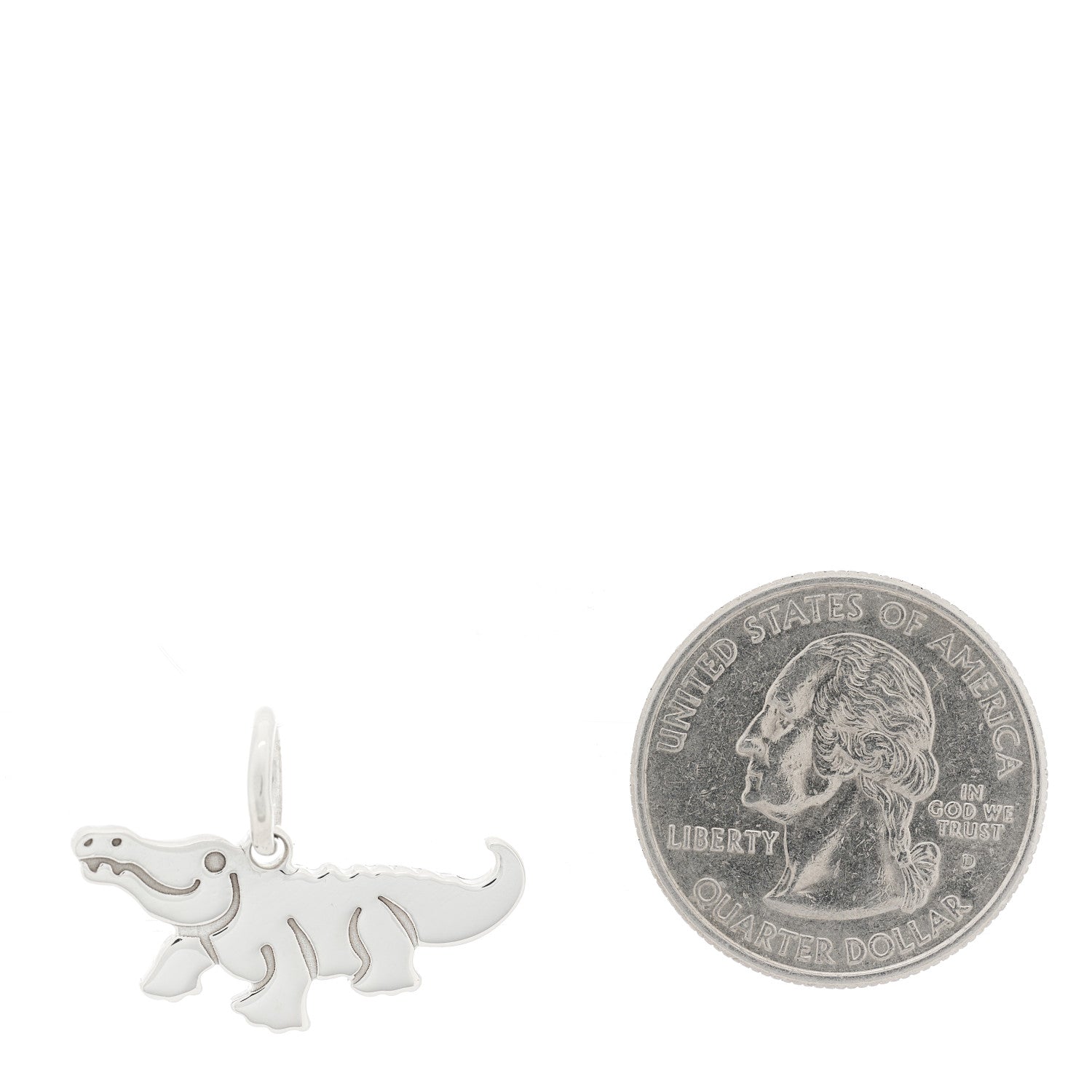 Tiffany Sterling Silver Alligator Charm 2 of 3