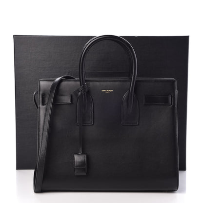 Saint Laurent Calfskin Small Sac De Jour Black 9 of 9