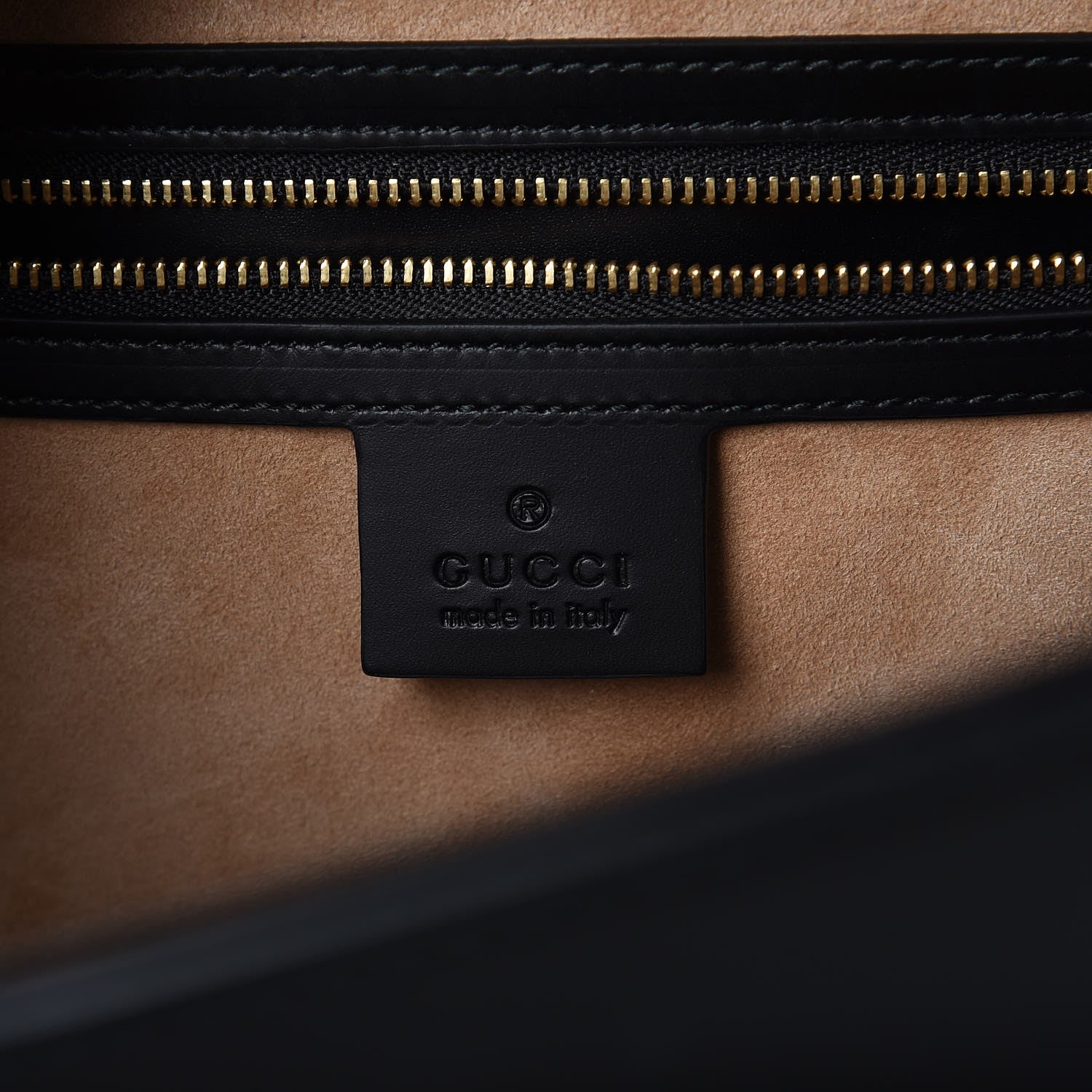 Gucci Calfskin Maxi Sylvie Top Handle Bag Black 5 of 12