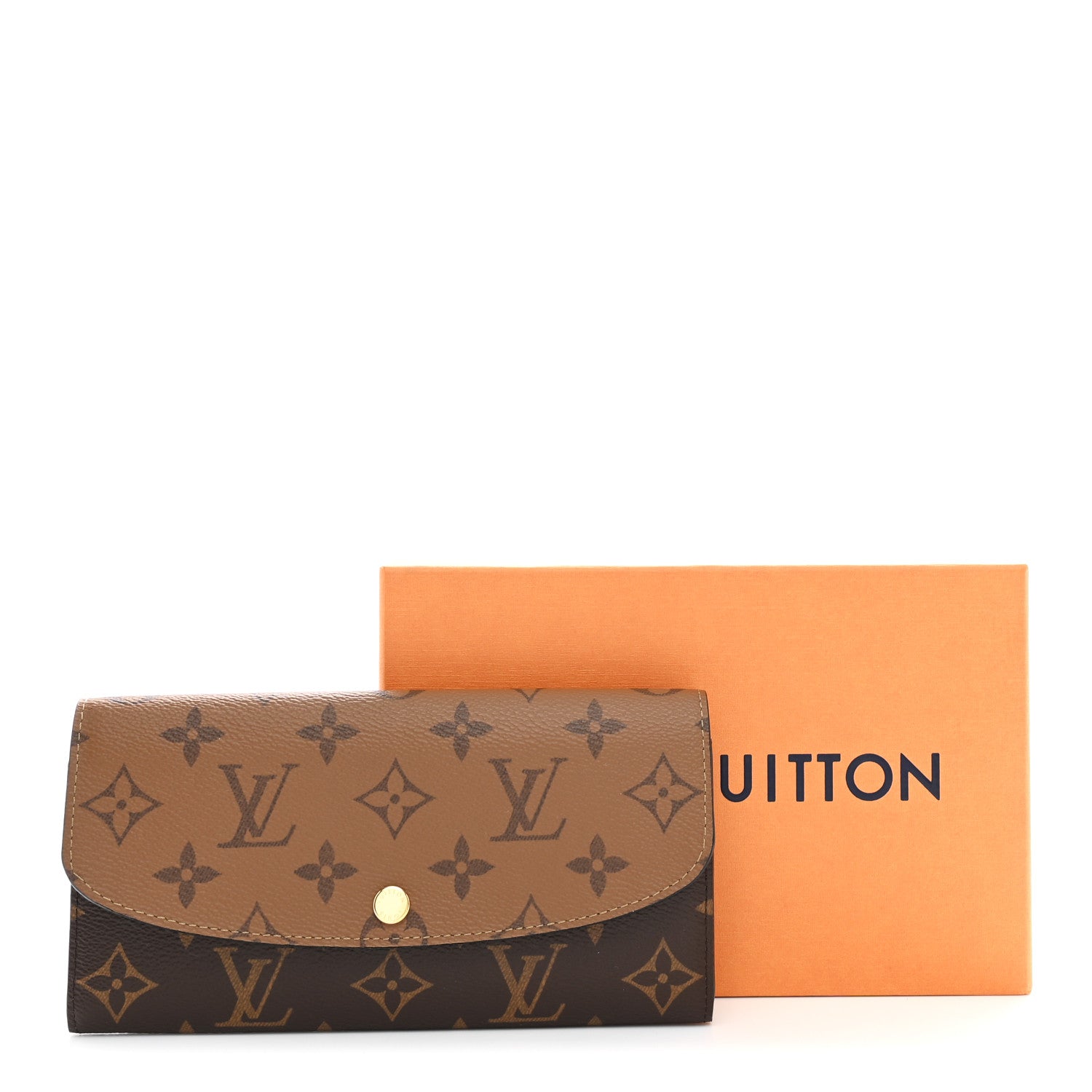 Louis Vuitton Reverse Monogram Emilie Wallet 7 of 7