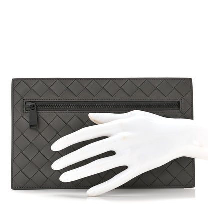 Bottega Veneta Nappa Intrecciato Travel Case Graphite 2 of 9