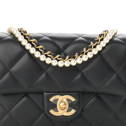 Chanel Lambskin Quilted Mini My Perfect Flap Black 8 of 12