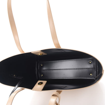 Saint Laurent Calfskin Classic Monogram Double Face Tote Nude Powder 6 of 14