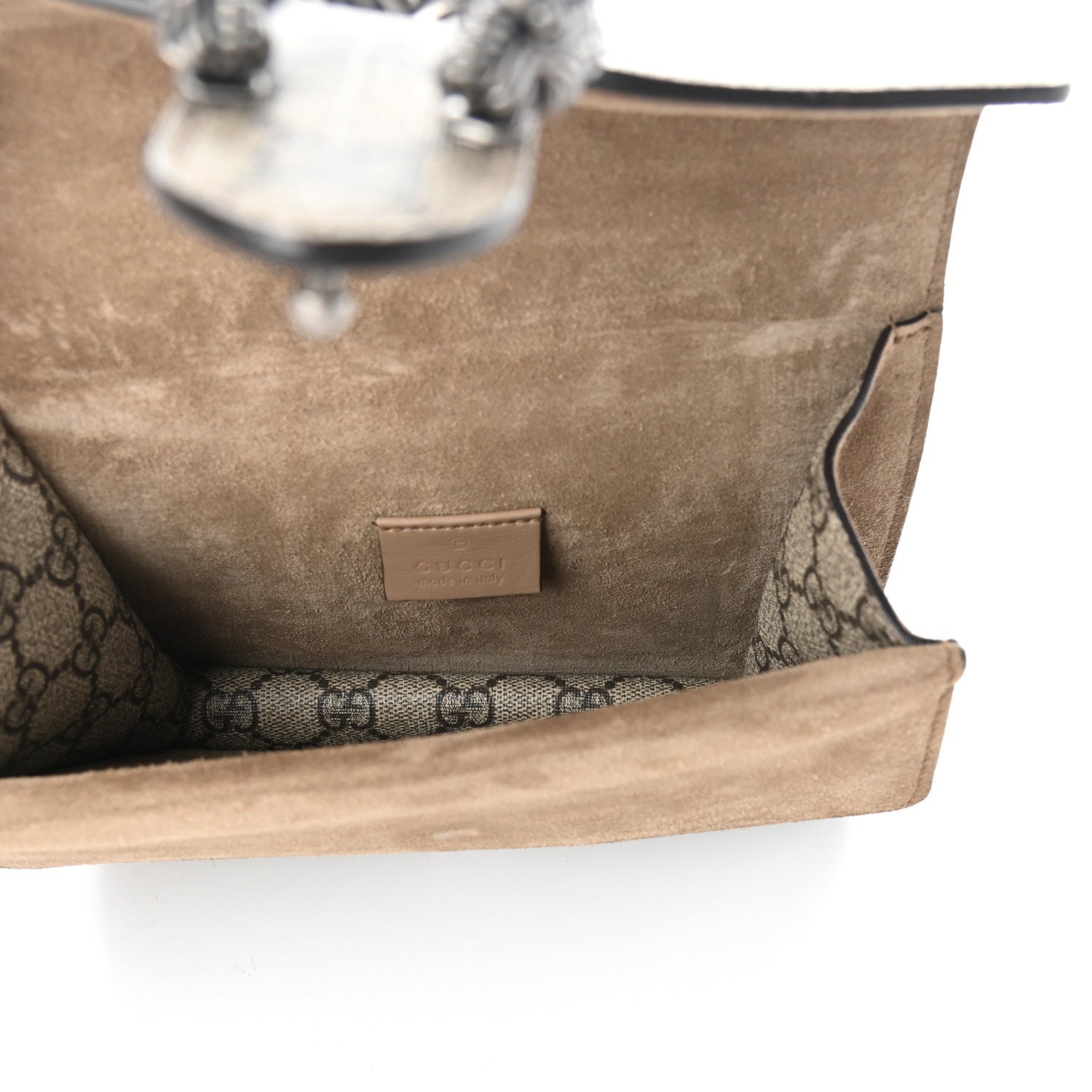 Gucci GG Supreme Monogram Mini Dionysus Shoulder Bag Taupe 5 of 8