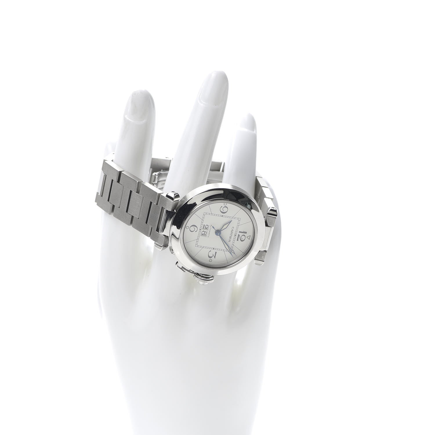 Cartier Stainless Steel 35mm Pasha C Big Date Automatic Watch 2 of 6