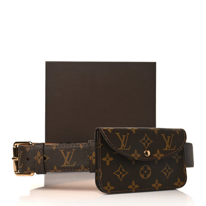 Louis Vuitton Monogram Ceinture Pochette Solo Belt 90 36 7 of 7