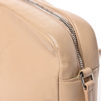 Saint Laurent Lambskin Monogram Small Lou Camera Bag Beige 11 of 22