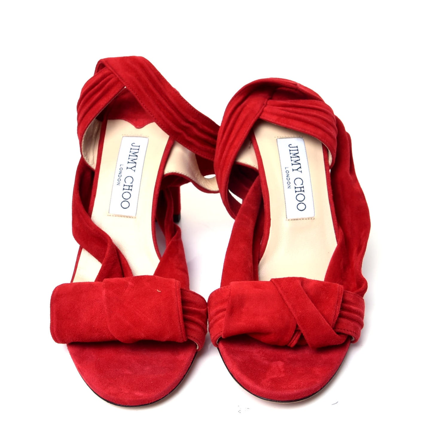 Soft Suede Kora 85 Sandals 39.5 Red