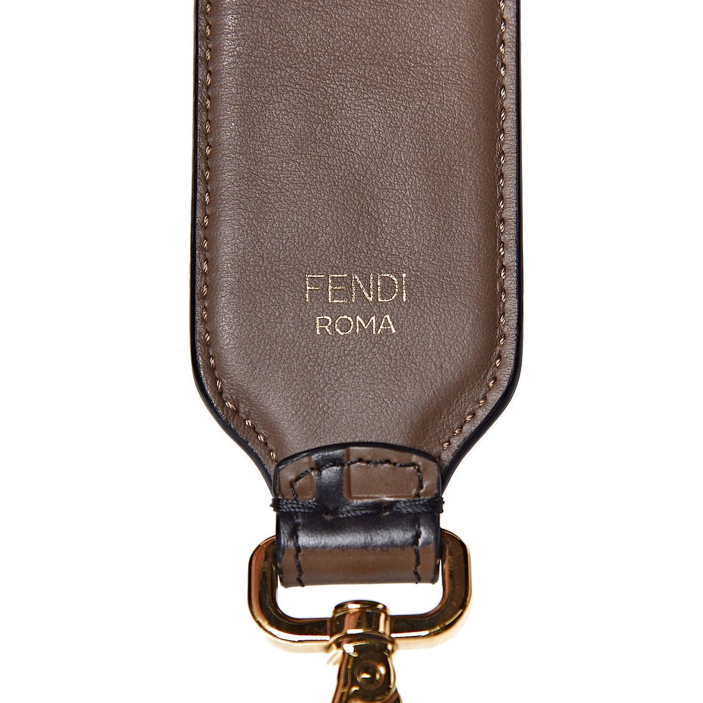 Calfskin FF 1974 Embossed Mini Strap You Maya Black