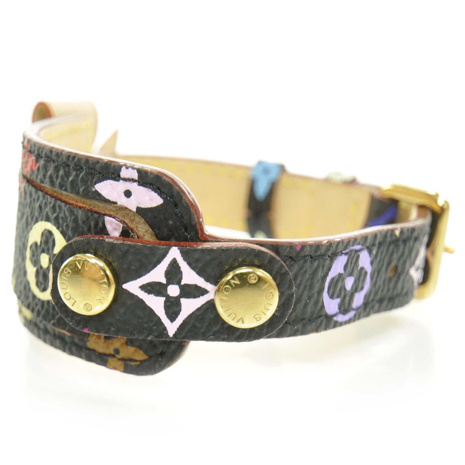 Louis Vuitton Monogram Multicolor Address Wish Bracelet Black 7 of 7