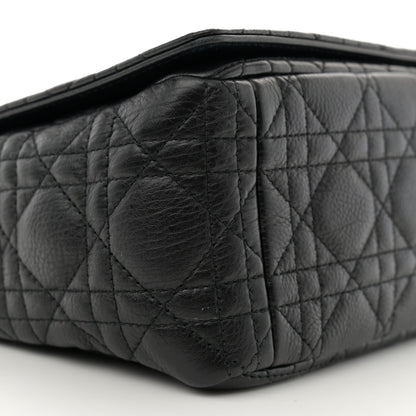 Christian Dior Grained Calfskin Cannage Large Caro Bag Black 9 of 11