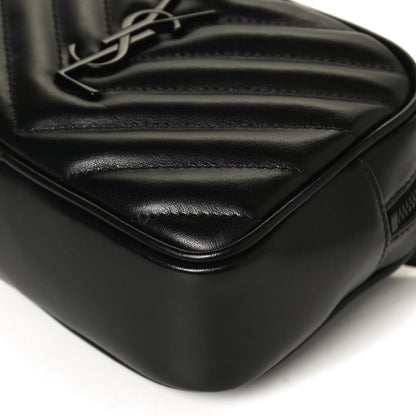 Saint Laurent Calfskin Matelasse Monogram Lou Belt Bag Black 11 of 12