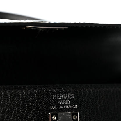 Hermes Chevre Chamkila Kelly Sellier 25 Black 5 of 9