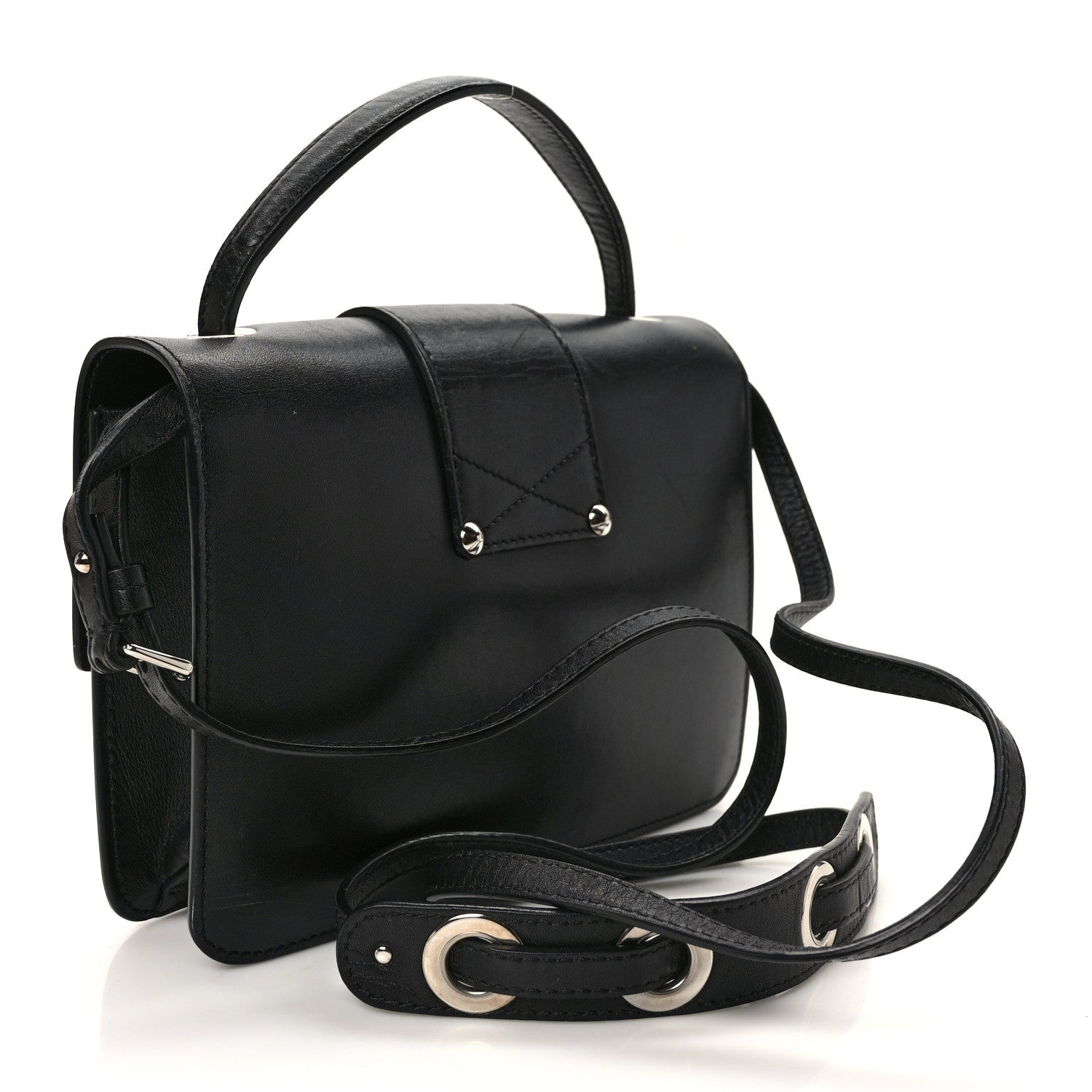 Jimmy Choo Calfskin Rebel Crossbody Bag Black 3 of 9