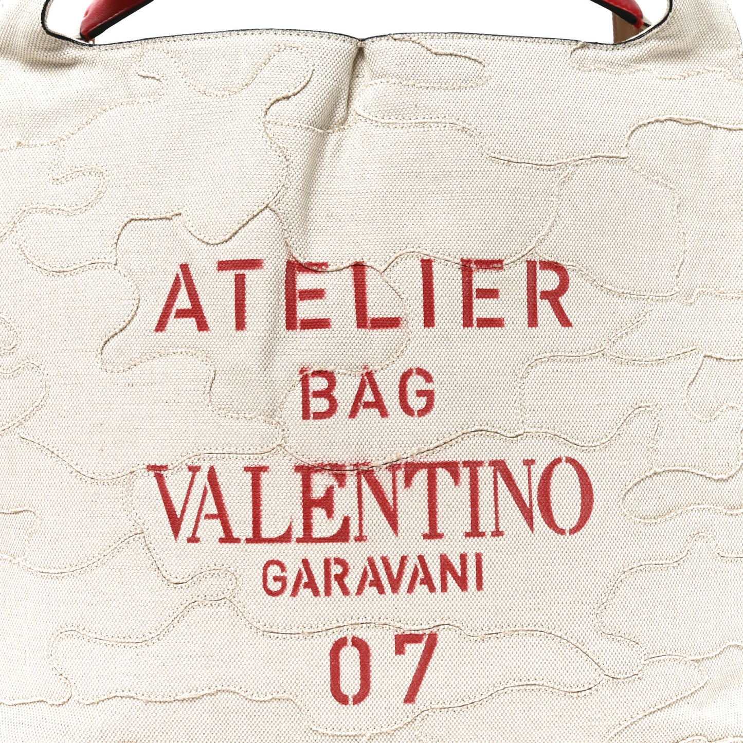 Canvas Atelier 07 Camouflage Edition Large Tote Bag Naturale