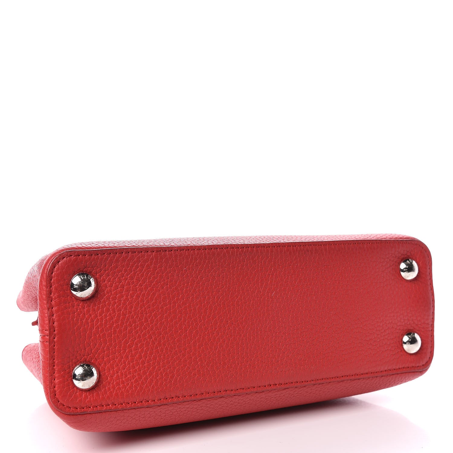 Louis Vuitton Taurillon Capucines BB Rubis 4 of 14