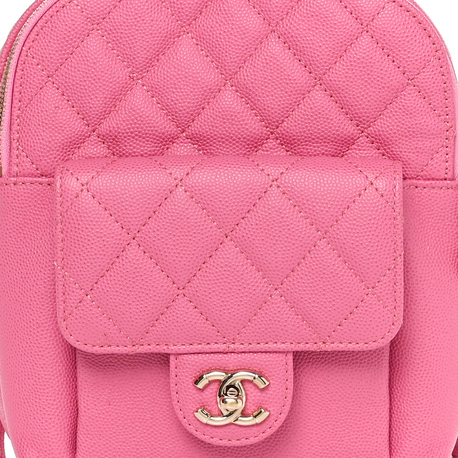 Chanel Caviar Quilted Small CC Day Backpack Pink 8 of 10