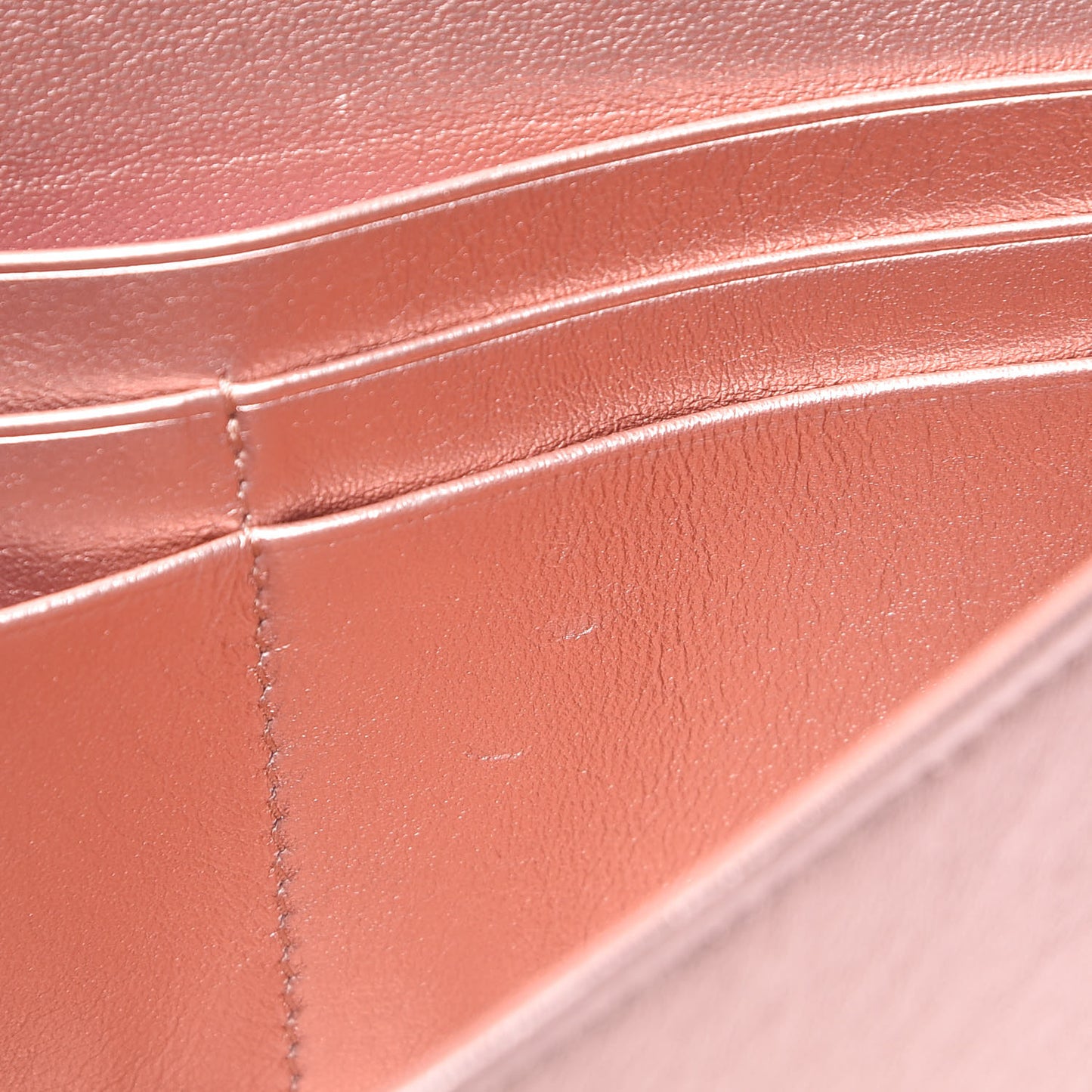 Metallic Nappa Mini Impunture Diagramme Chain Crossbody Bag Rosa Mordore