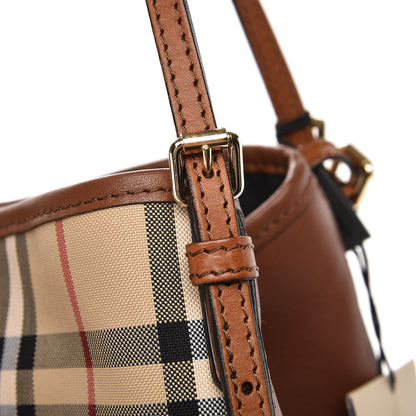 Burberry Horseferry Check Small Canterbury Tote Honey 10 of 11