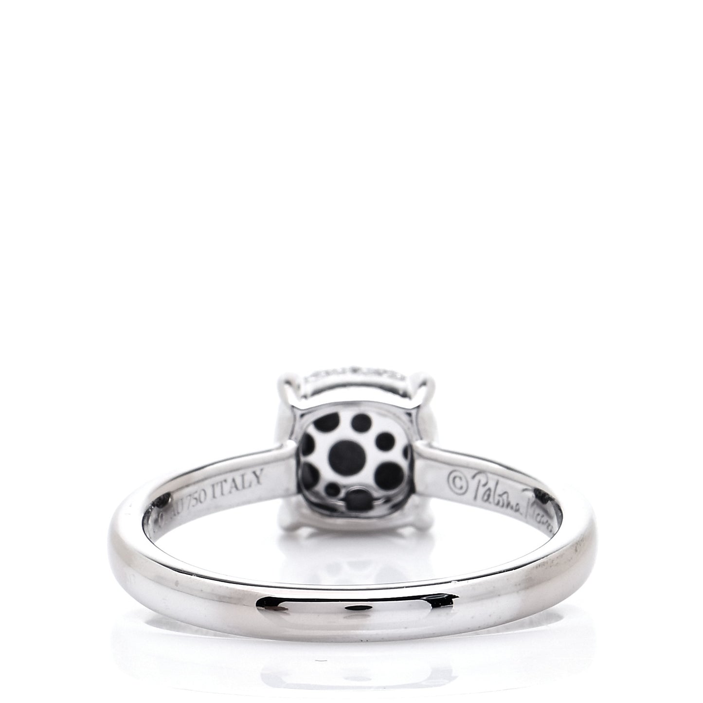 18K White Gold Diamond 7mm Paloma Picasso Sugar Stacks Ring 54 7