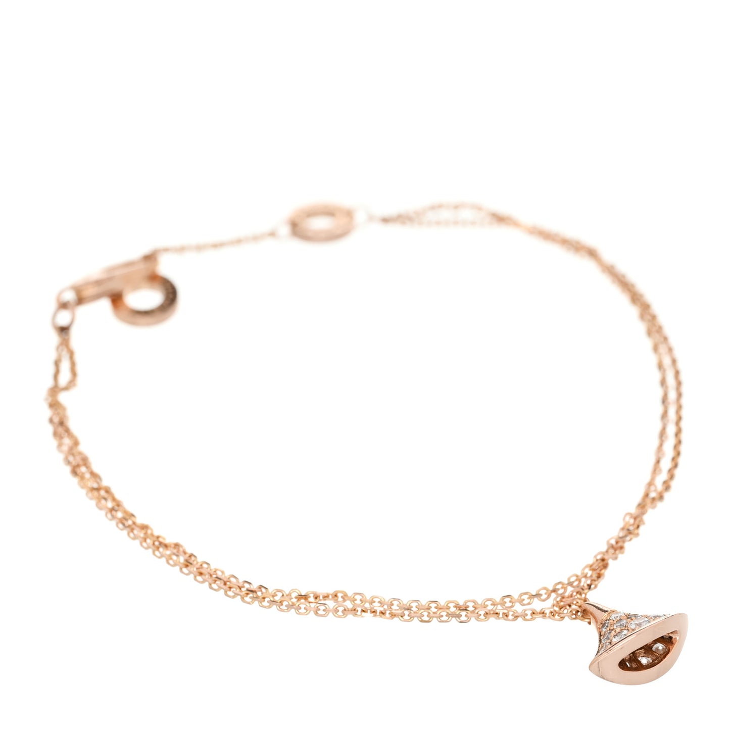 18K Rose Gold Diamond Divas' Dream Bracelet SM