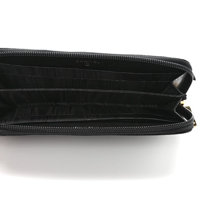 Chanel Caviar Large Timeless CC Zip Around Wallet Black 5 of 7