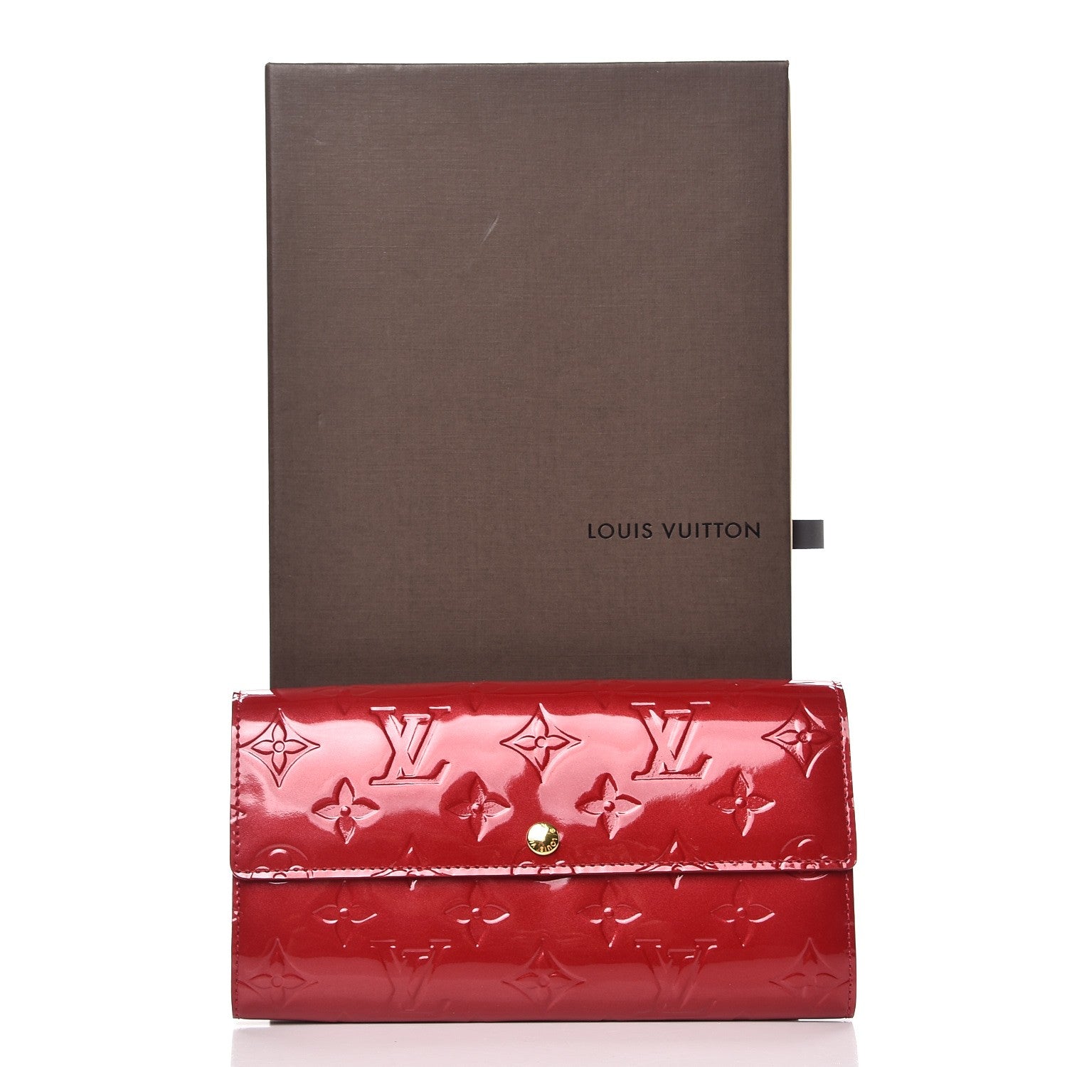 Louis Vuitton Vernis Sarah Wallet Pomme D'Amour 7 of 7