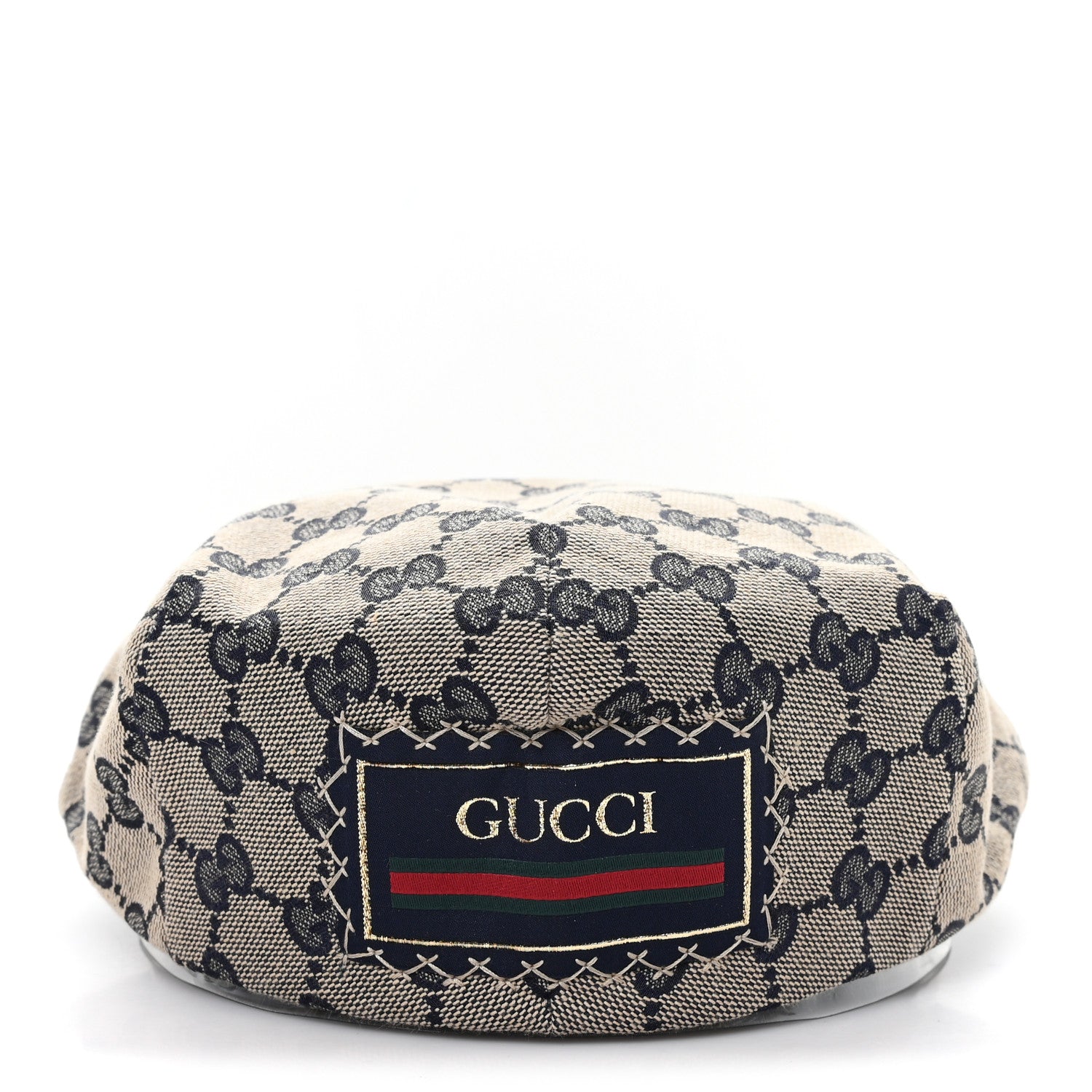 Gucci Monogram Flat Cap XL Navy 5 of 10