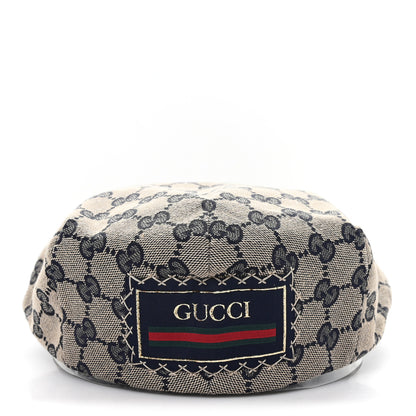 Gucci Monogram Flat Cap XL Navy 5 of 10