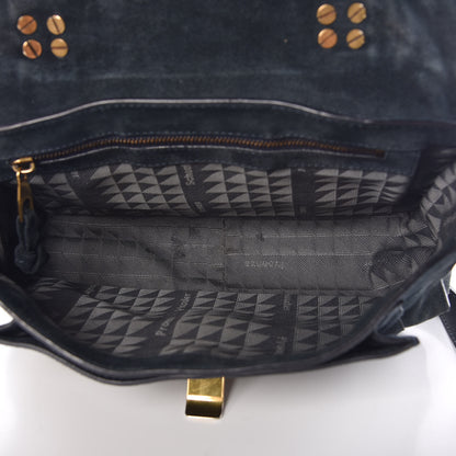 Proenza Schouler Suede Tiny PS1 Satchel Navy 5 of 17