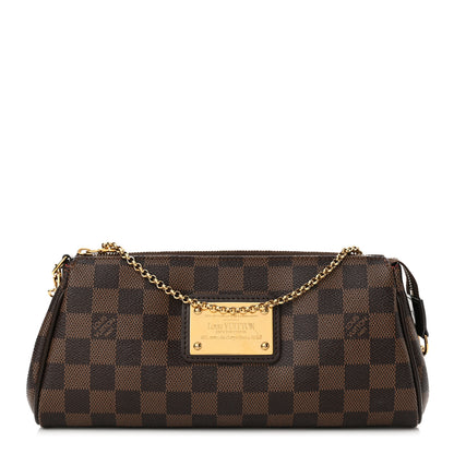 Louis Vuitton Damier Ebene Eva Clutch 1 of 14
