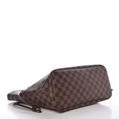 Louis Vuitton Damier Ebene Neo Neverfull MM Rose Ballerine 4 of 6