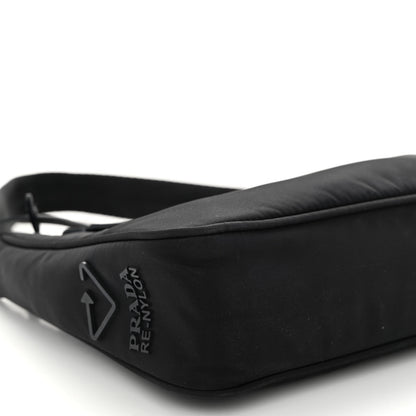 Prada Tessuto Nylon Mini Re-Edition 2000 Bag Black 8 of 9