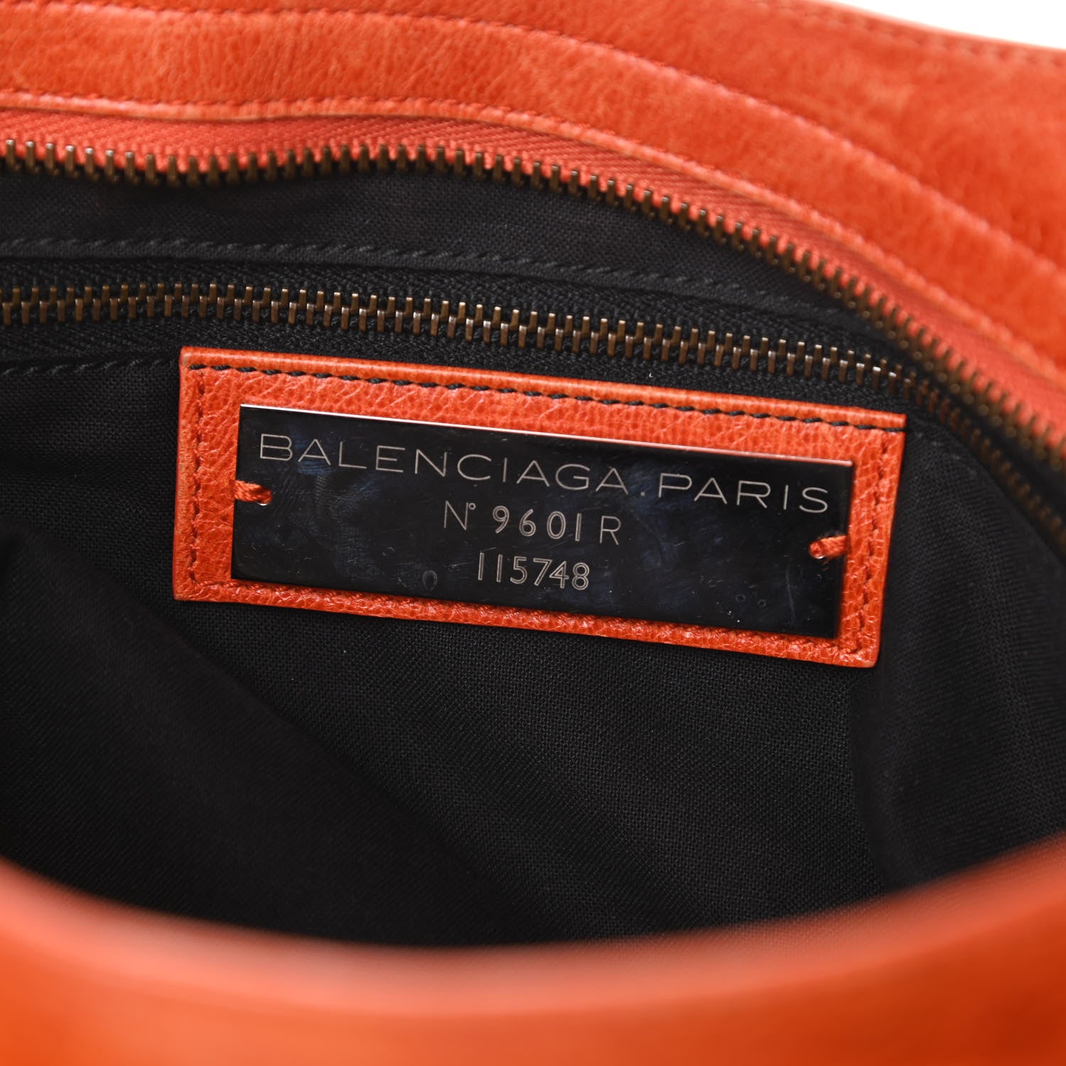 Balenciaga Agneau Classic Hardware City Mandarine 6 of 15