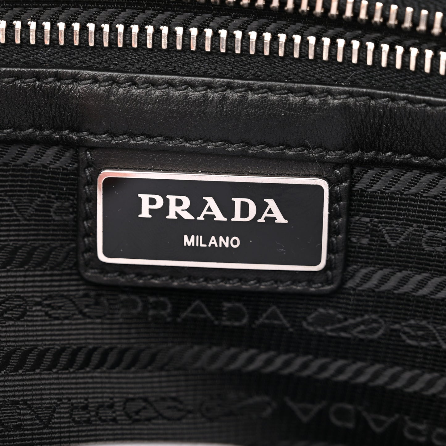 Saffiano Travel Zip Pouch Black