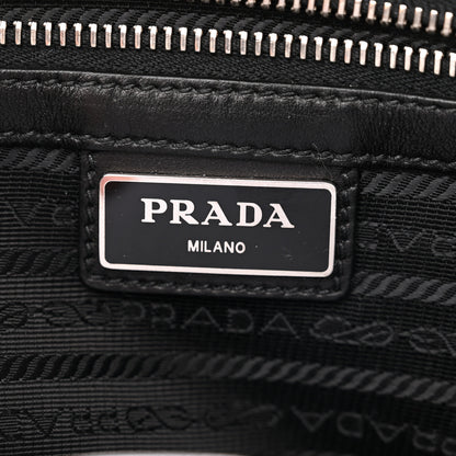 Prada Saffiano Travel Zip Pouch Black 6 of 9