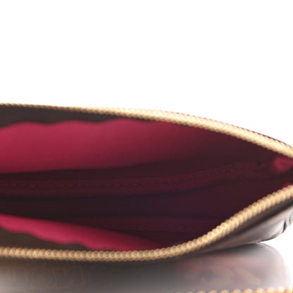 Louis Vuitton Monogram 2020 Christmas Animation Roller Coaster Mini Pochette Accessories Pivoine 5 of 7
