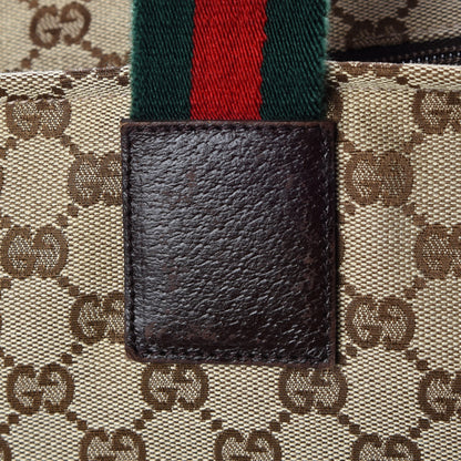 Gucci Monogram Web Large Diaper Tote Brown 11 of 19