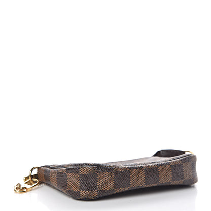 Louis Vuitton Damier Ebene Complice Trunks and Bags Mini Pochette Accessories Red 4 of 8