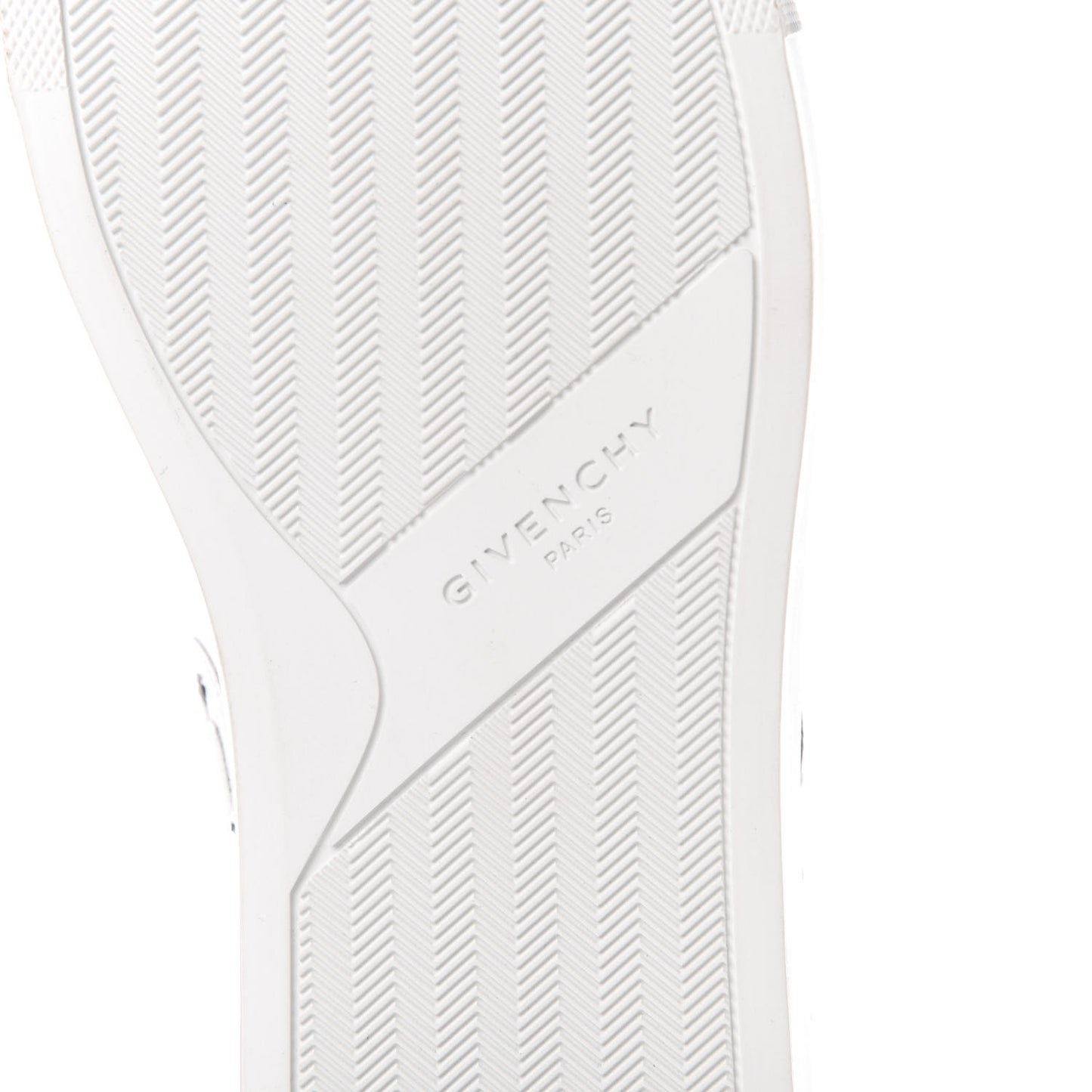 Calfskin Reverse Logo Urban Street Sneakers 40.5 White Blue