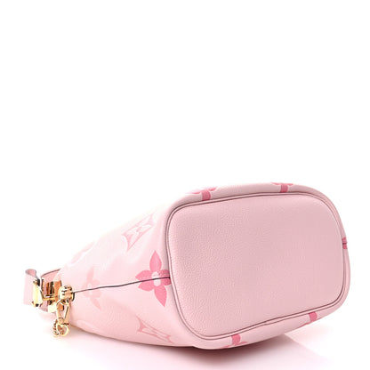 Louis Vuitton Empreinte Monogram Giant By The Pool Marshmallow Hobo PM Bouton De Rose 4 of 9
