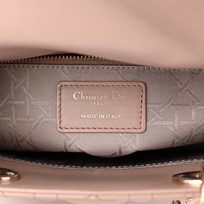 Christian Dior Lambskin Cannage Small Lucky Badges My Lady Dior Taupe 6 of 11